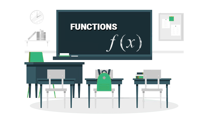 math functions f(x) on blackboard
